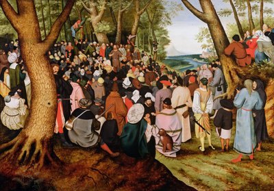 Paesaggio con San Giovanni Battista che predica da Pieter Brueghel the Younger